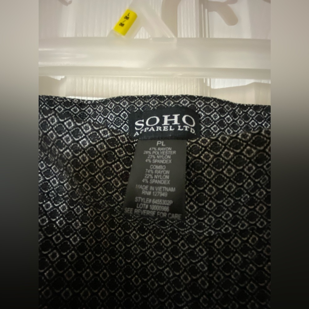 Soho Apparel LTD. Women’s pants size PL - Picture 2 of 6